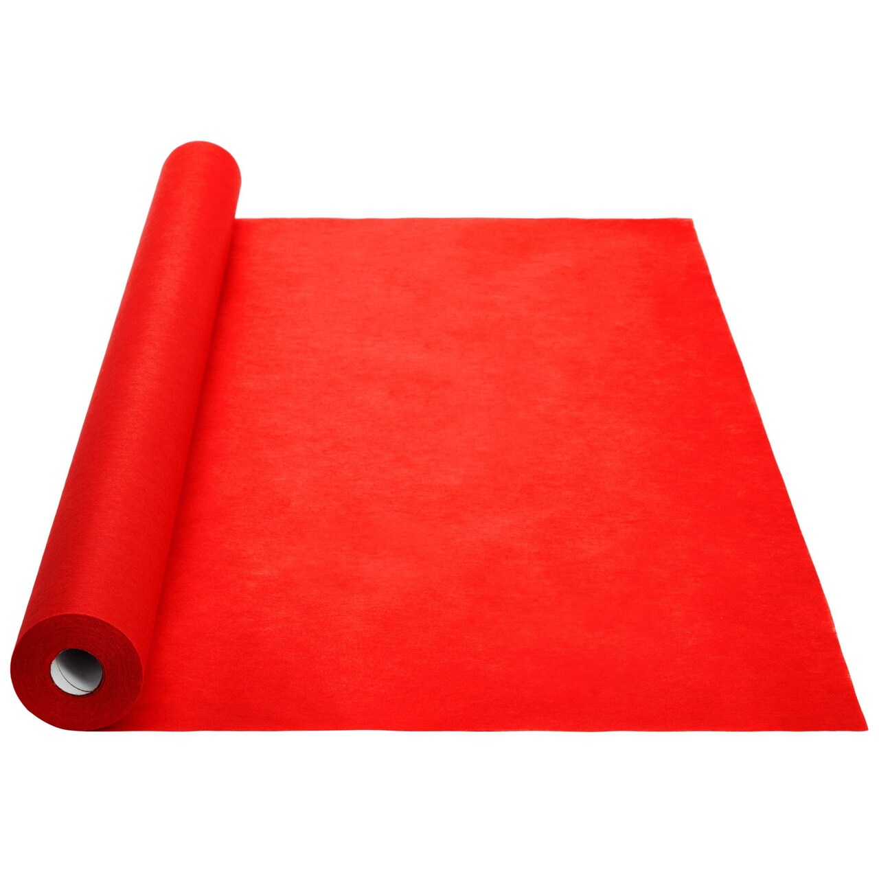 Red Carpet Runner for Party, 50 Ft Runway Aisle for Weddings, Banquets, Prom Nights, Movie Themed Red Carpet Party Decorations (40gsm, 3 Feet Wide, 50 Feet Long)